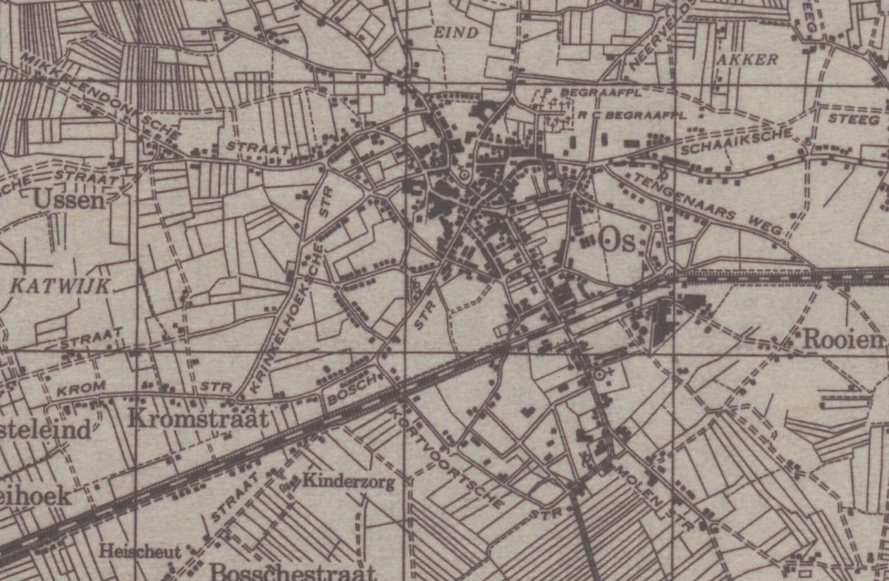 Kaart va 1943. Bron Stadsarchief