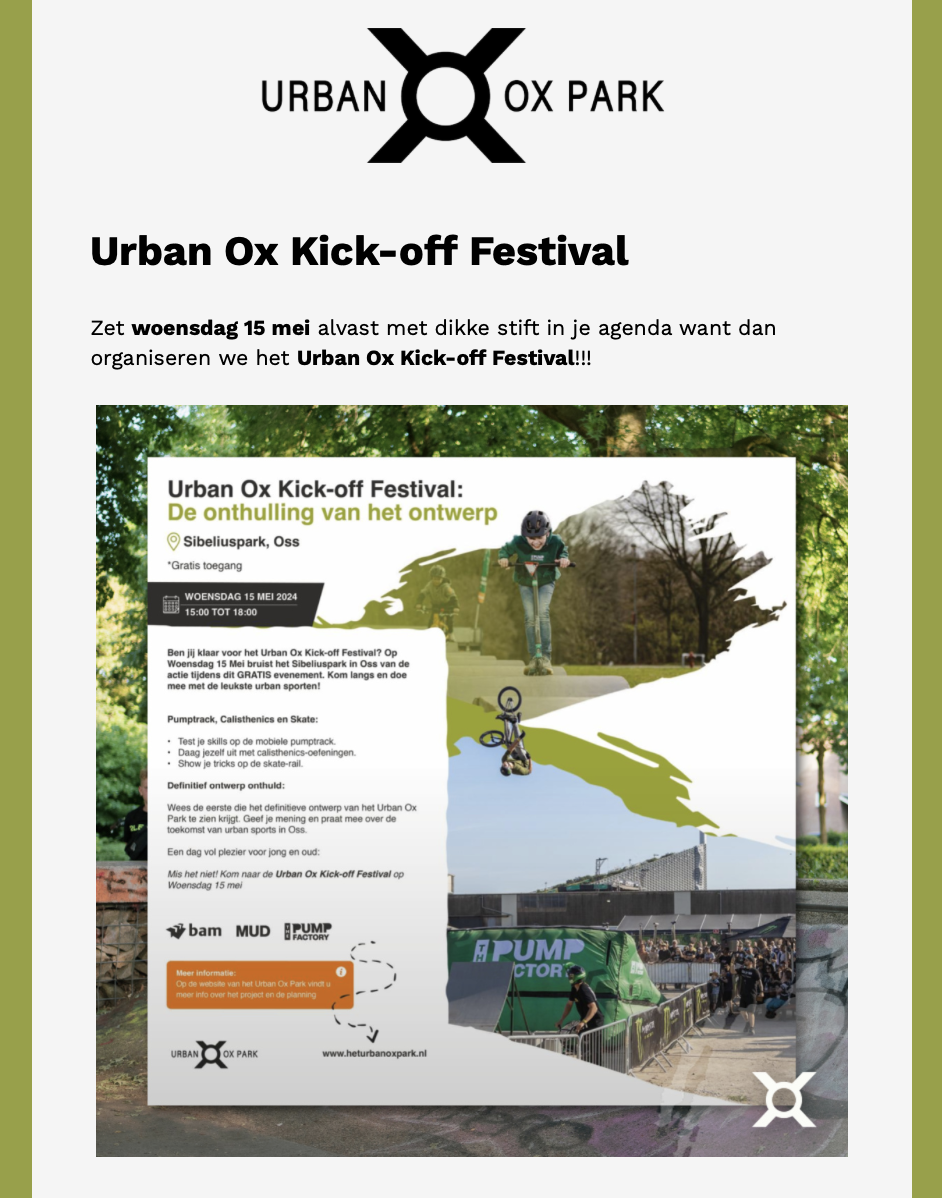 Urban Ox Kick-off Festival