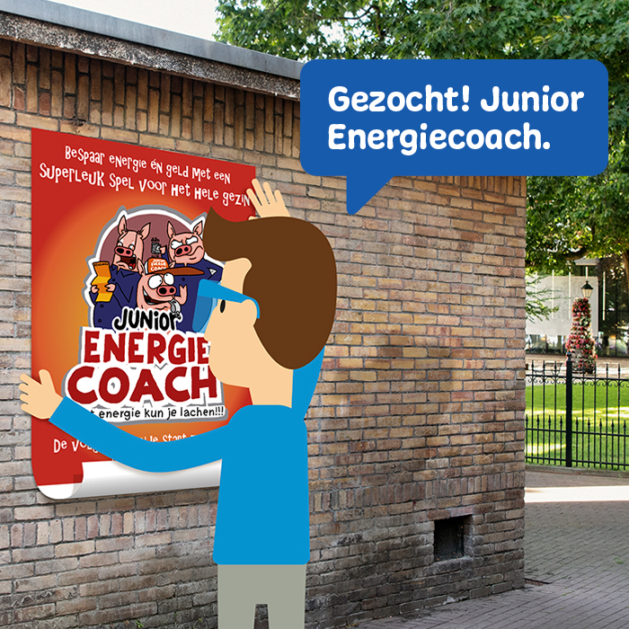Gemeente Oss zoekt gezinnen die het spel Junior Energie Coach willen spelen