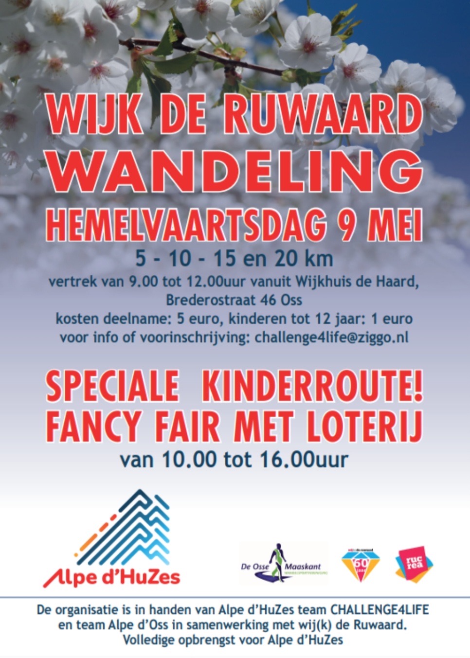 Wijk de Ruwaard wandeling - Hemelvaartsdag 9 mei 2024.